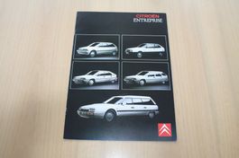 Citroen Entreprise/Breaks Broschüre 9/1989 Französisch