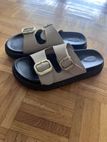 Sommer Sandalen mit Schnalle, nude, Gr. 37