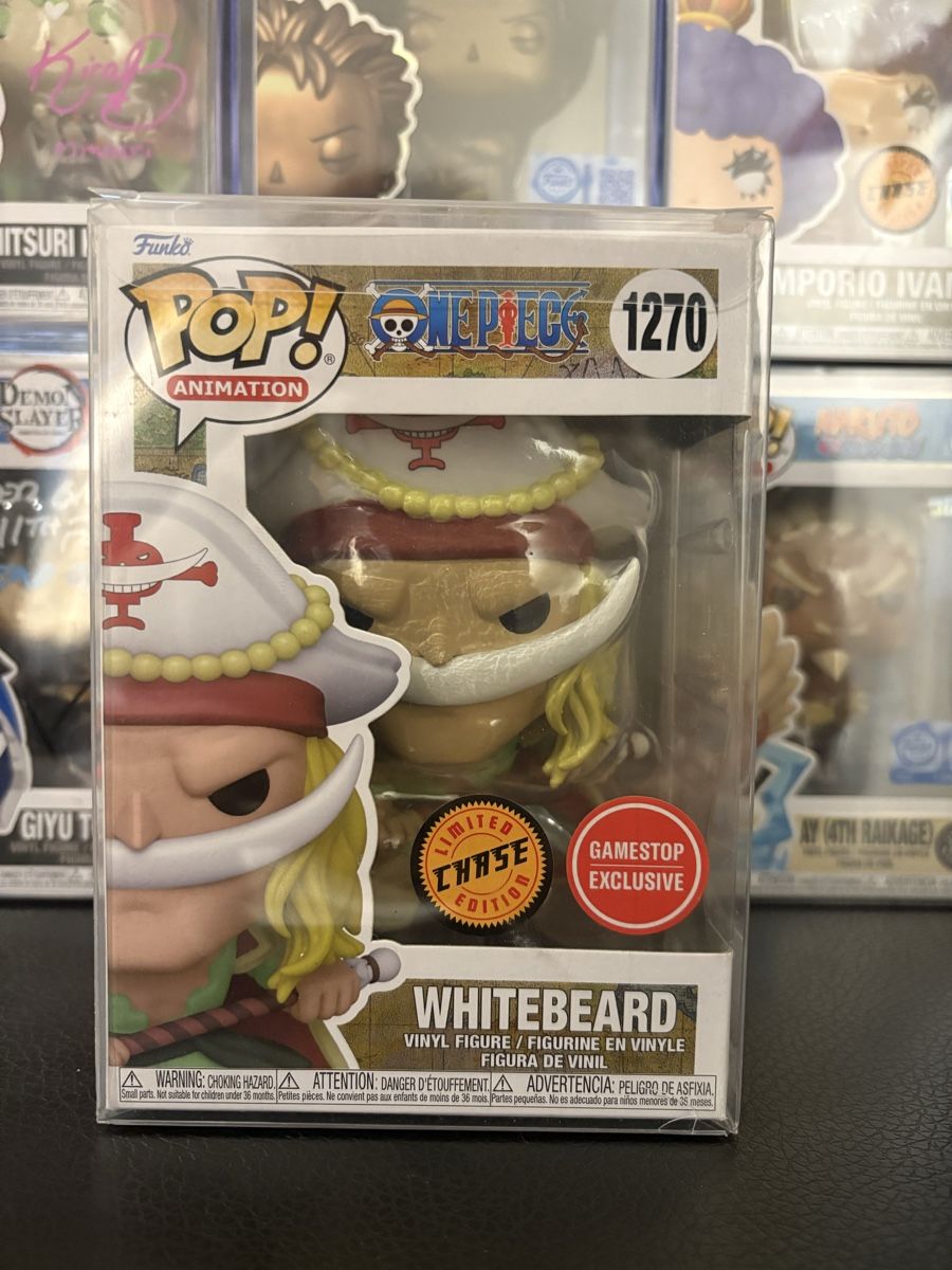 Funko Statuette: Funko Pop ! Whitebeard Chase One Piece – Nuovo e nell'imballaggio originale da Alpnach Dorf venduto da Walsche