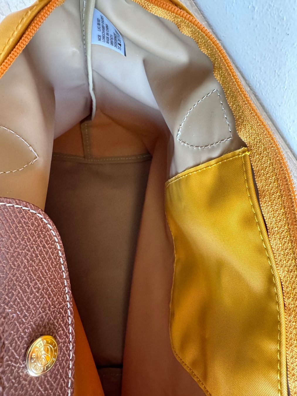 Longchamp Sacs femmes: Longchamp Pliage Gr S orange – D'occasion à frauenfeld par tia01 5