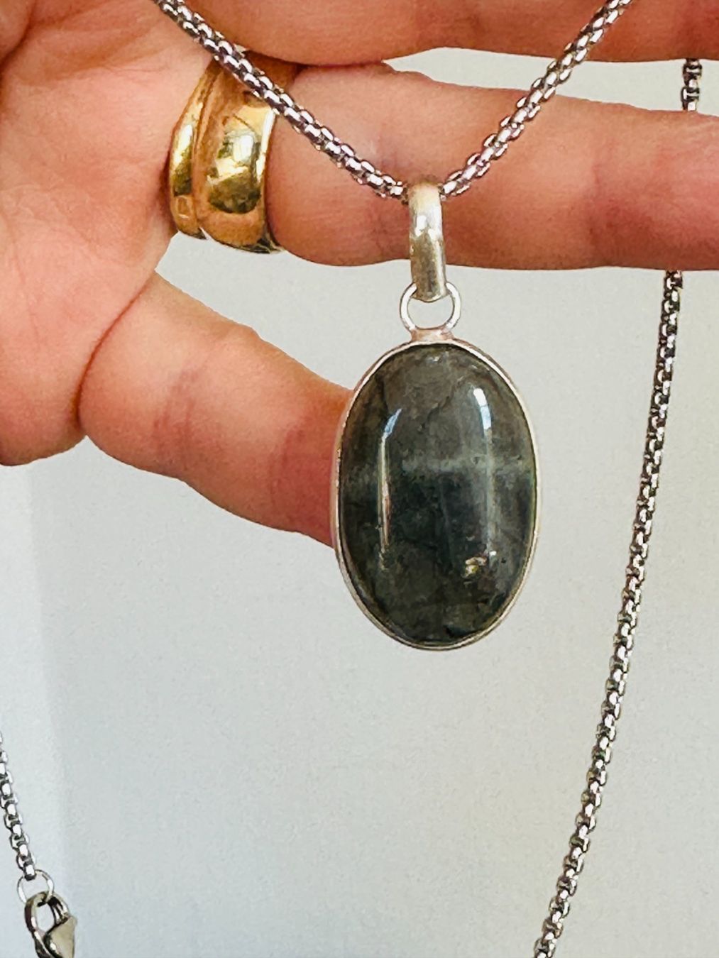 Catenine: Labradorite necklace – Nuovo e nell'imballaggio originale da Genève venduto da AGBERG 3