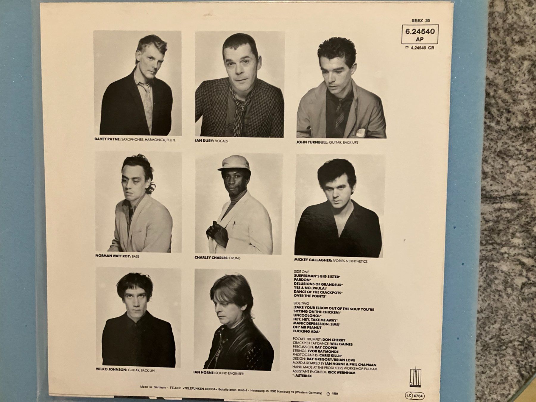Dischi in vinile: Ian Dury & The Blockheads – Usato da Aarwangen venduto da Jukebox3 2