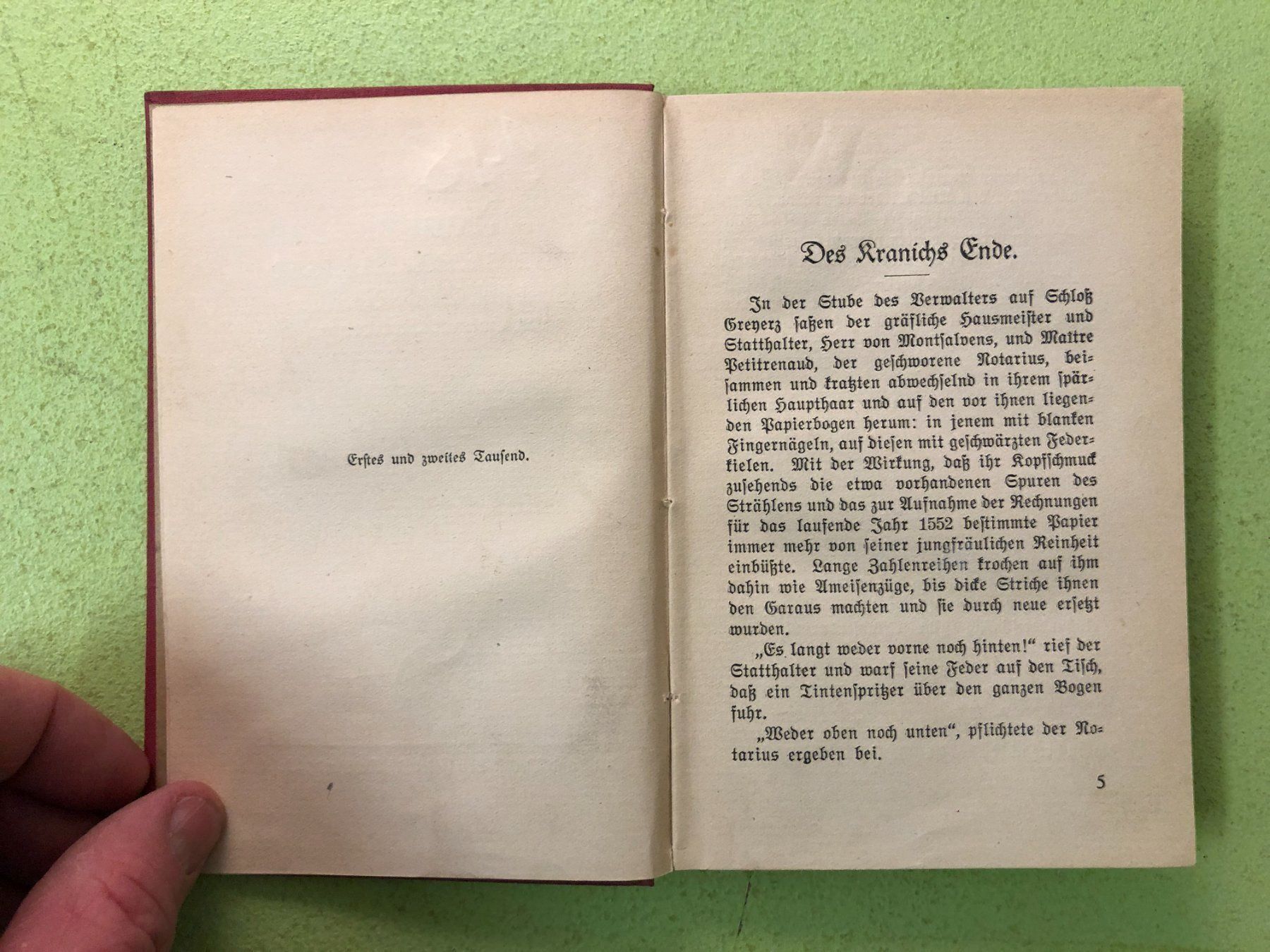 Bücher: Emanuel Stickelberger: Des Kranichs Ende – Gebraucht aus Zürich von allp 2