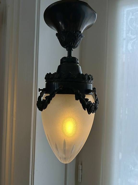 Lampadari & plafoniere: Deckenlampe "Empire-Stil" Replika mit massivem Bronce-Dekor – Usato da St. Gallen venduto da matasurf