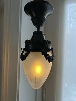 Deckenlampe "Empire-Stil" Replika mit massivem Bronce-Dekor