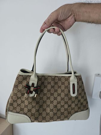 Gucci GG Canvas Princy Medium Tote🤍🤎