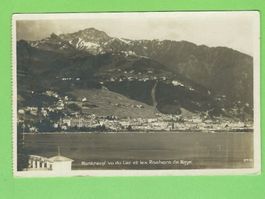 Montreux vu du Lac et les Rochers de Nay