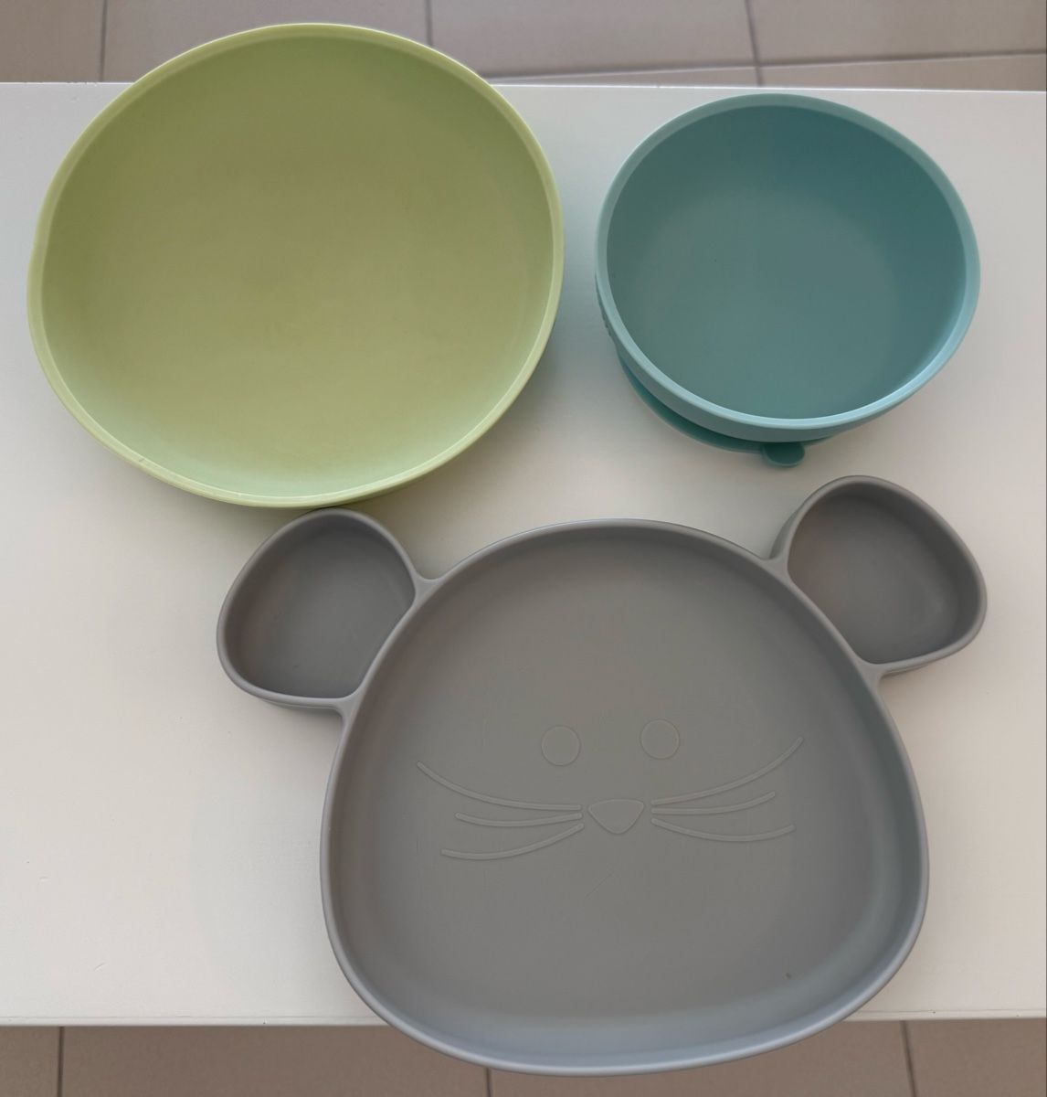 Teller: Set de 3 assiettes en silicone – Gebraucht aus Genève von valmath