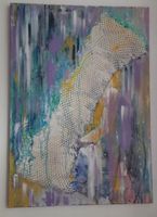 Gemälde " Zarter Halt" handmade 50×70