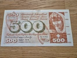 500 Franken Banknote 1972 - Jungbrunnen