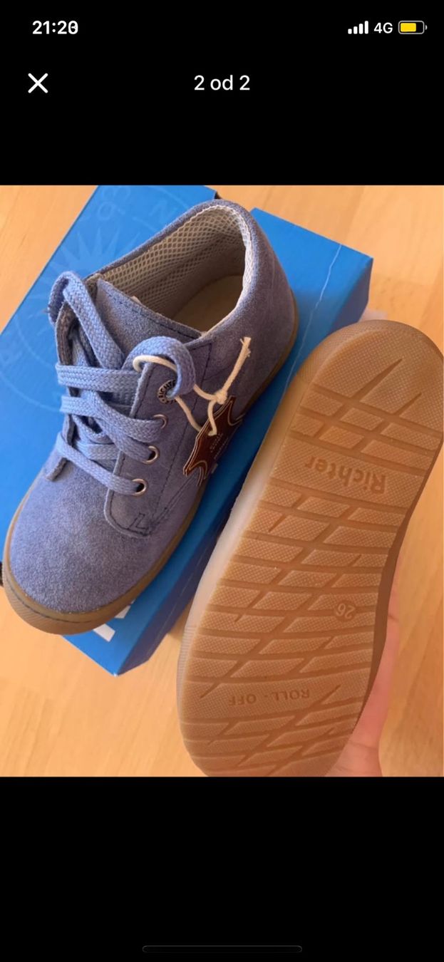Schuhe für Jungen: Kinderschuhe Neu 26 Leder Richter – Neu und originalverpackt aus Bettwil von Tija007 1
