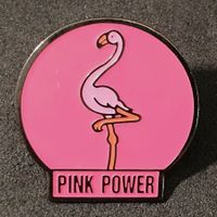 CC950 - Pin Flamingo  Pink Power  DOLOCYL