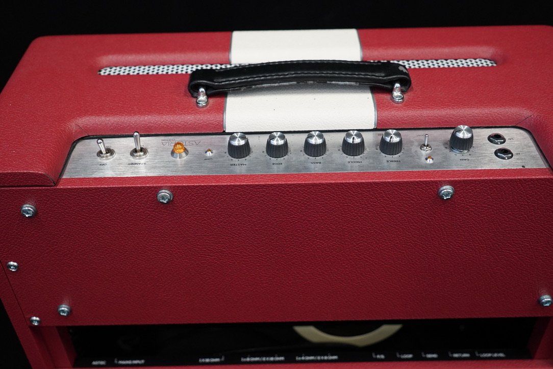 Marshall Amplificatori: Marshall Astoria Custom Handwired Combo Vintage Red – Usato da Ortschwaben venduto da Musictrade 4