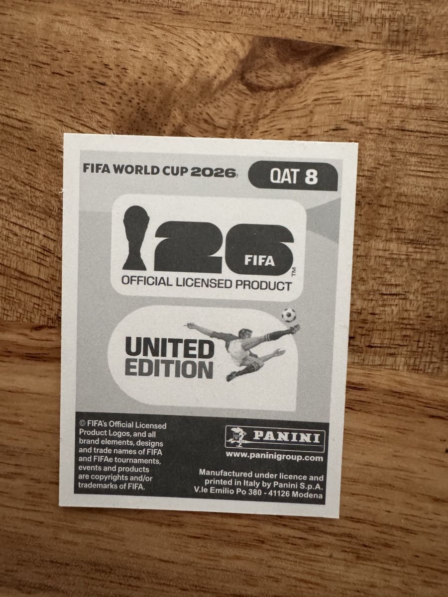 Panini Carte collezionabili: Panini - WM 2026 - QAT 8 - Sticker – Nuovo (secondo la descrizione) da Wetzikon ZH venduto da thayreen 1