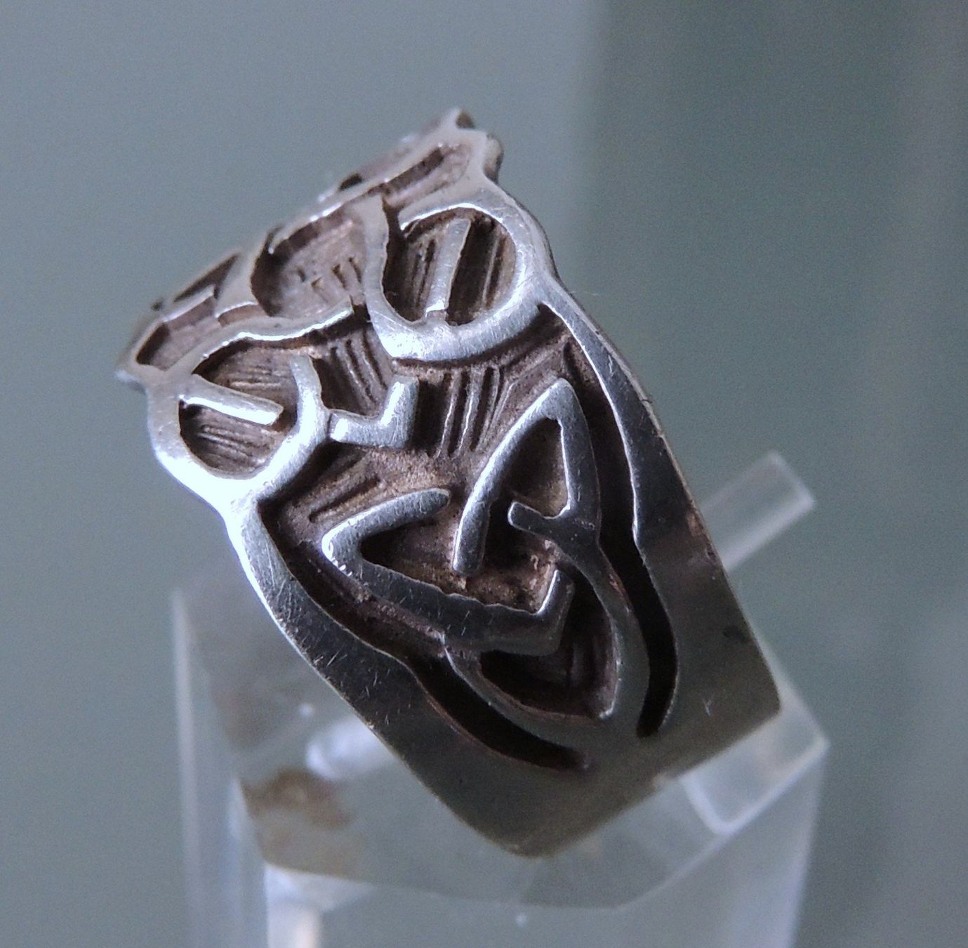 Anelli: Keltischer Triquetra Silber 925 Fingerring Gr. 57 – Usato da Waldenburg venduto da schaller707 2