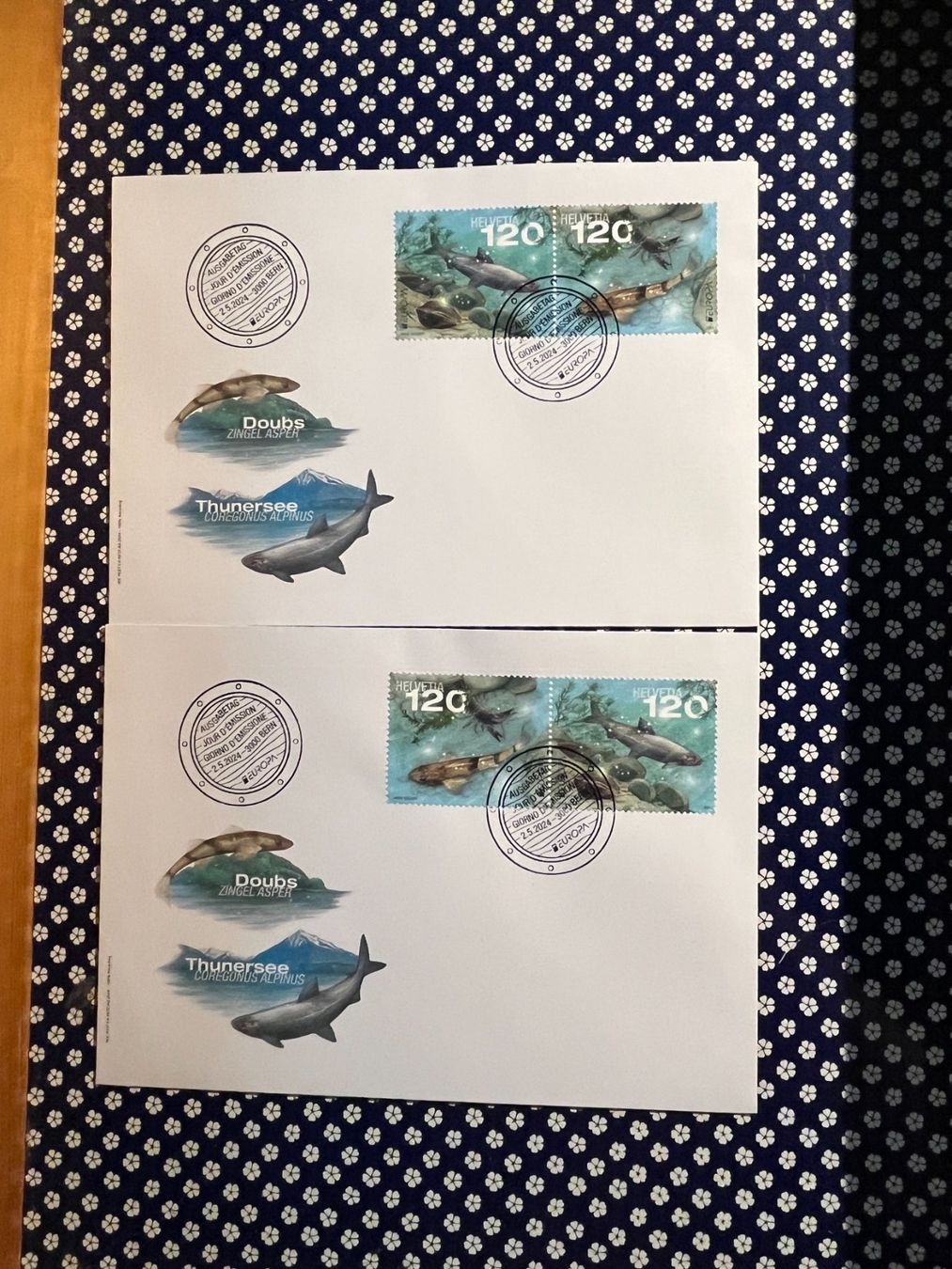 Alle Briefmarken: FDC zusammenhängend 2024 - beide Varianten – Gebraucht aus Arch von seil819