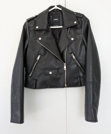 Kunstleder-Jacke von Pull&Bear - Grösse M