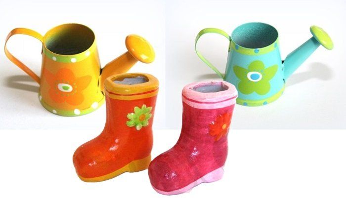 Toutes les décorations: Deko Giesskanne und Stiefel – Neuf (Voir description) à Schlatt TG par kreativ-atelier