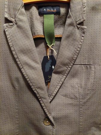 Ianux . Leinen-Blazer grau 38