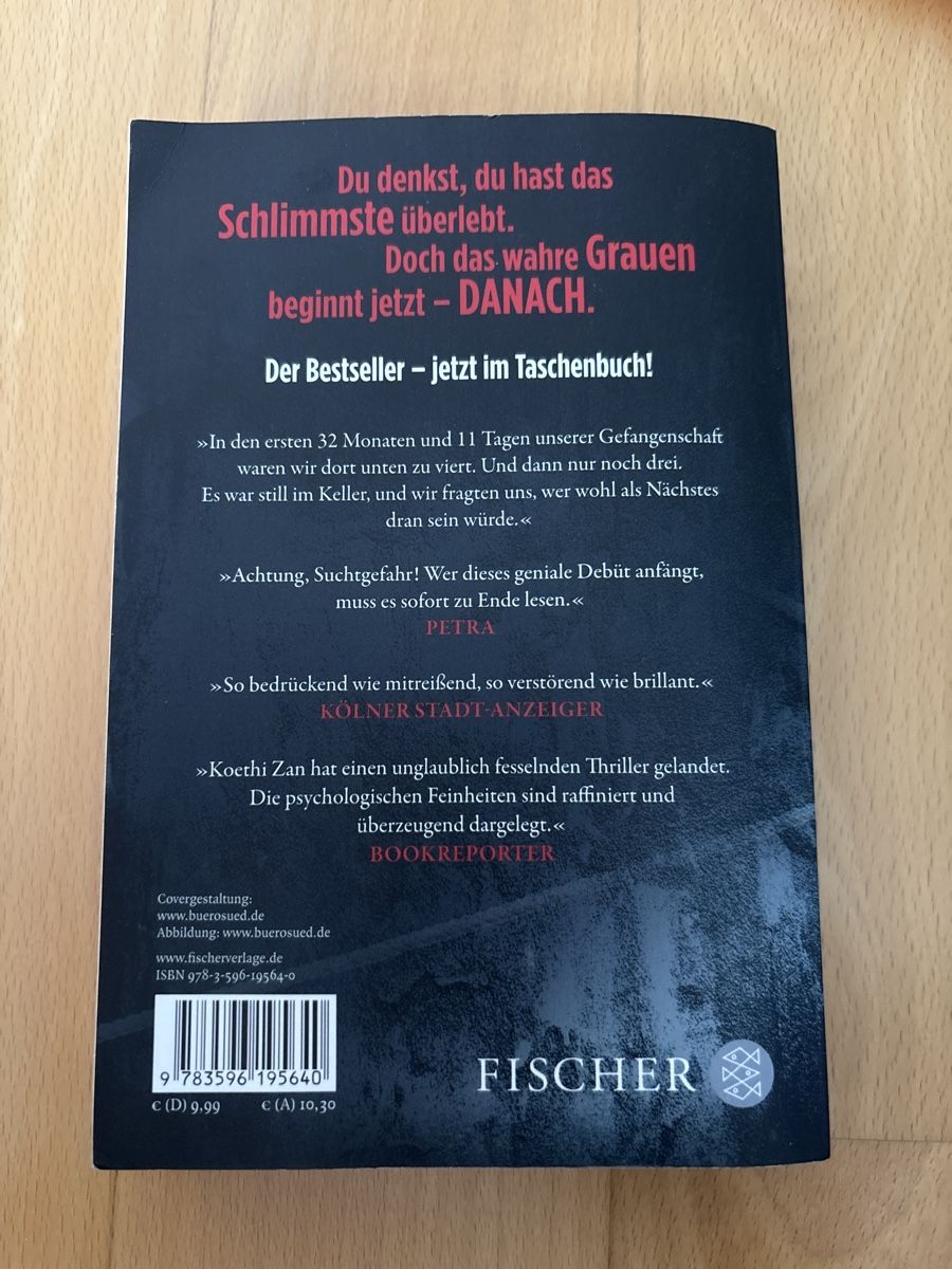 Bücher: Thriller "Danach" von Koethi Zan, Top Zustand – Gebraucht aus Zunzgen von Ebnet12 1