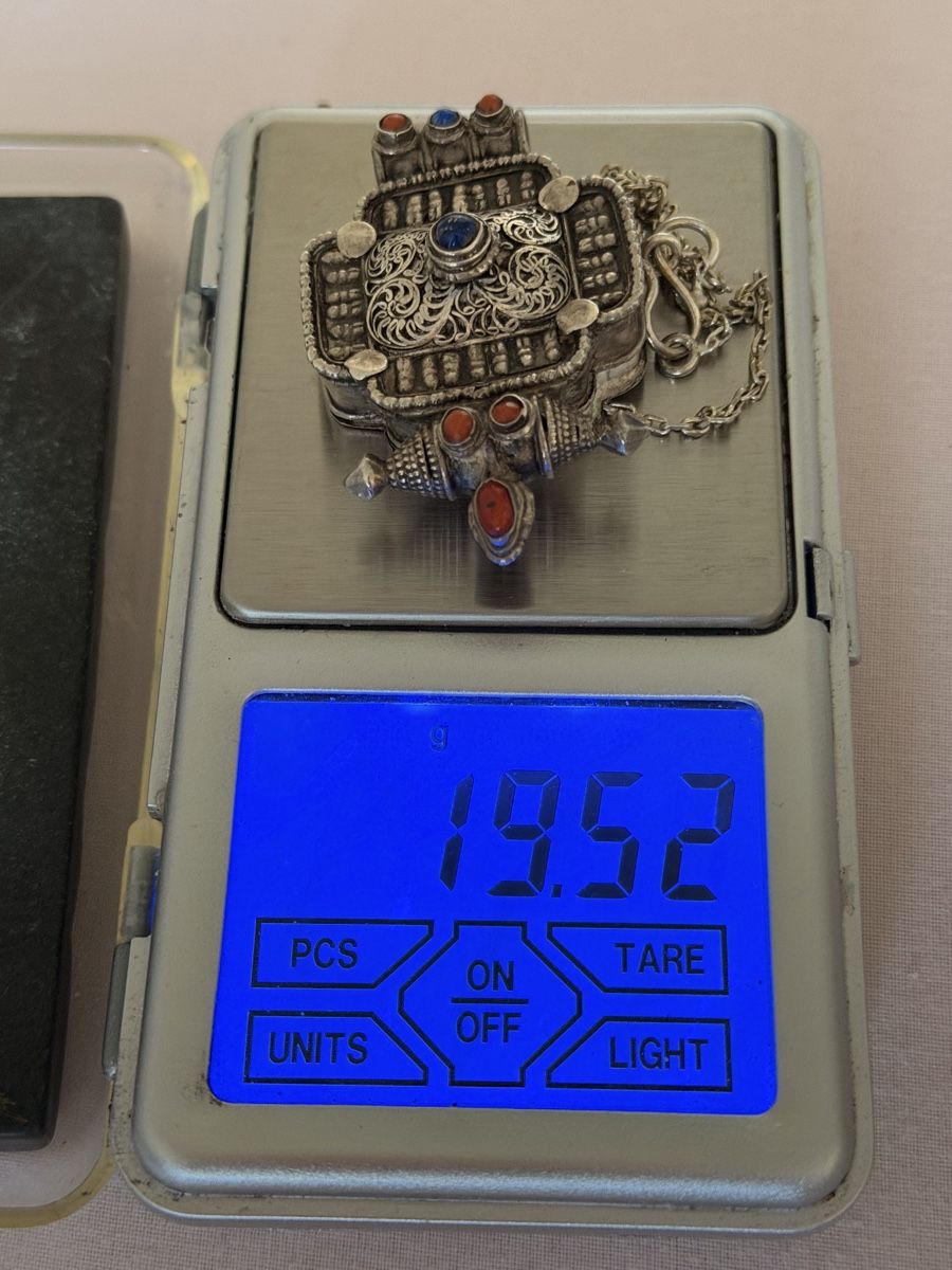 Catenine: Collier  avec boîte pendentif en argent 925  – Usato da Onex venduto da mou_x2gr