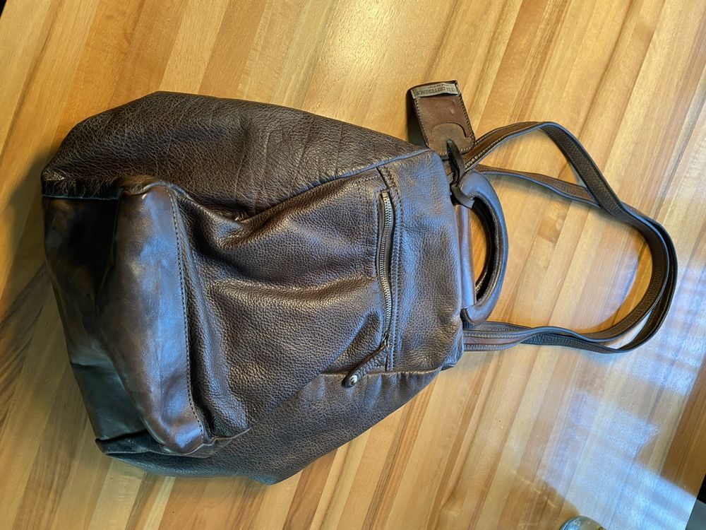 Vive la difference tasche braun made in italy kaufen auf ricardo