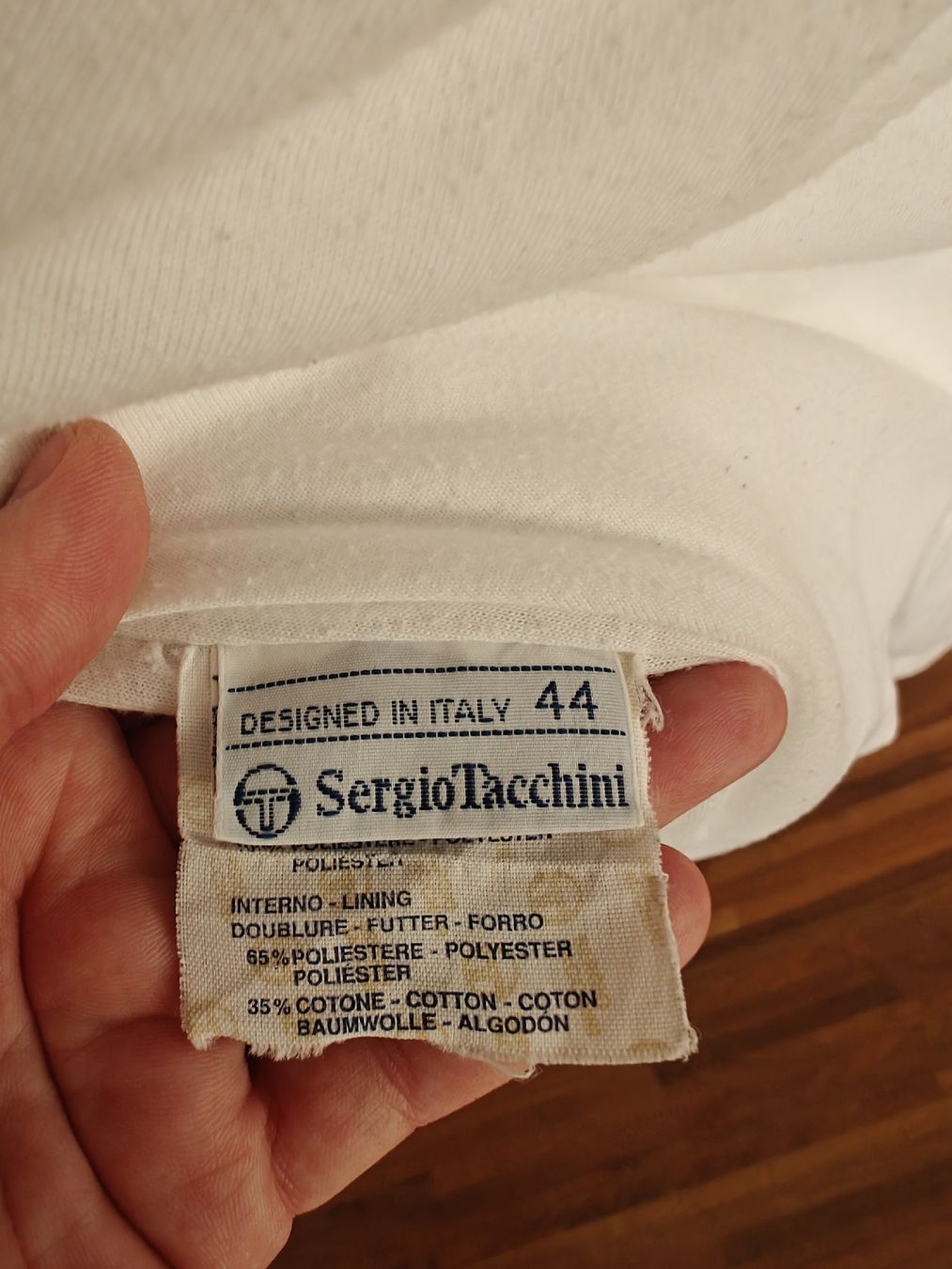Pantalons: Vintage Sergio Tacchini White Track Pants – D'occasion à Wabern par kat_w92r 6