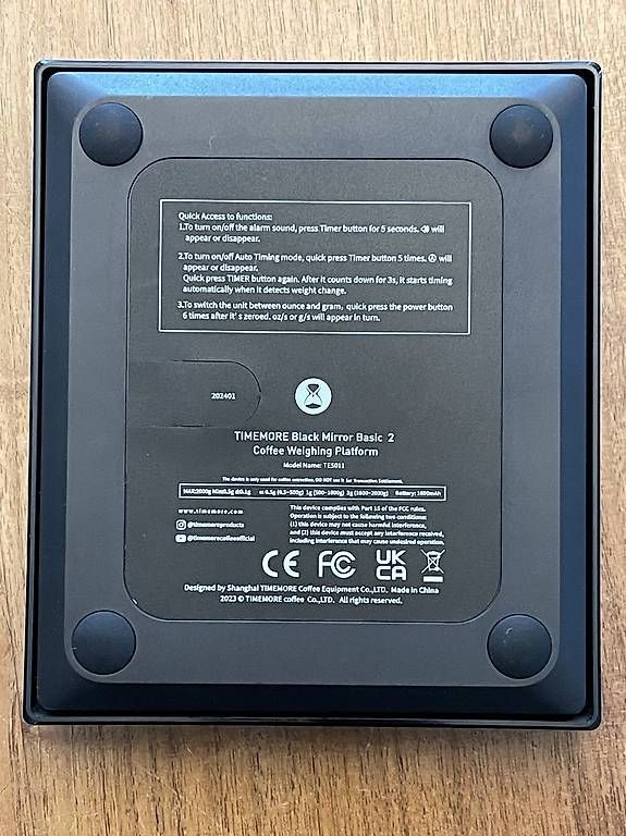 Laborzubehör: Timemore Black Mirror Basic 2  Präzise Kaffeewaage – Gebraucht aus Winkel von MSalihu 1