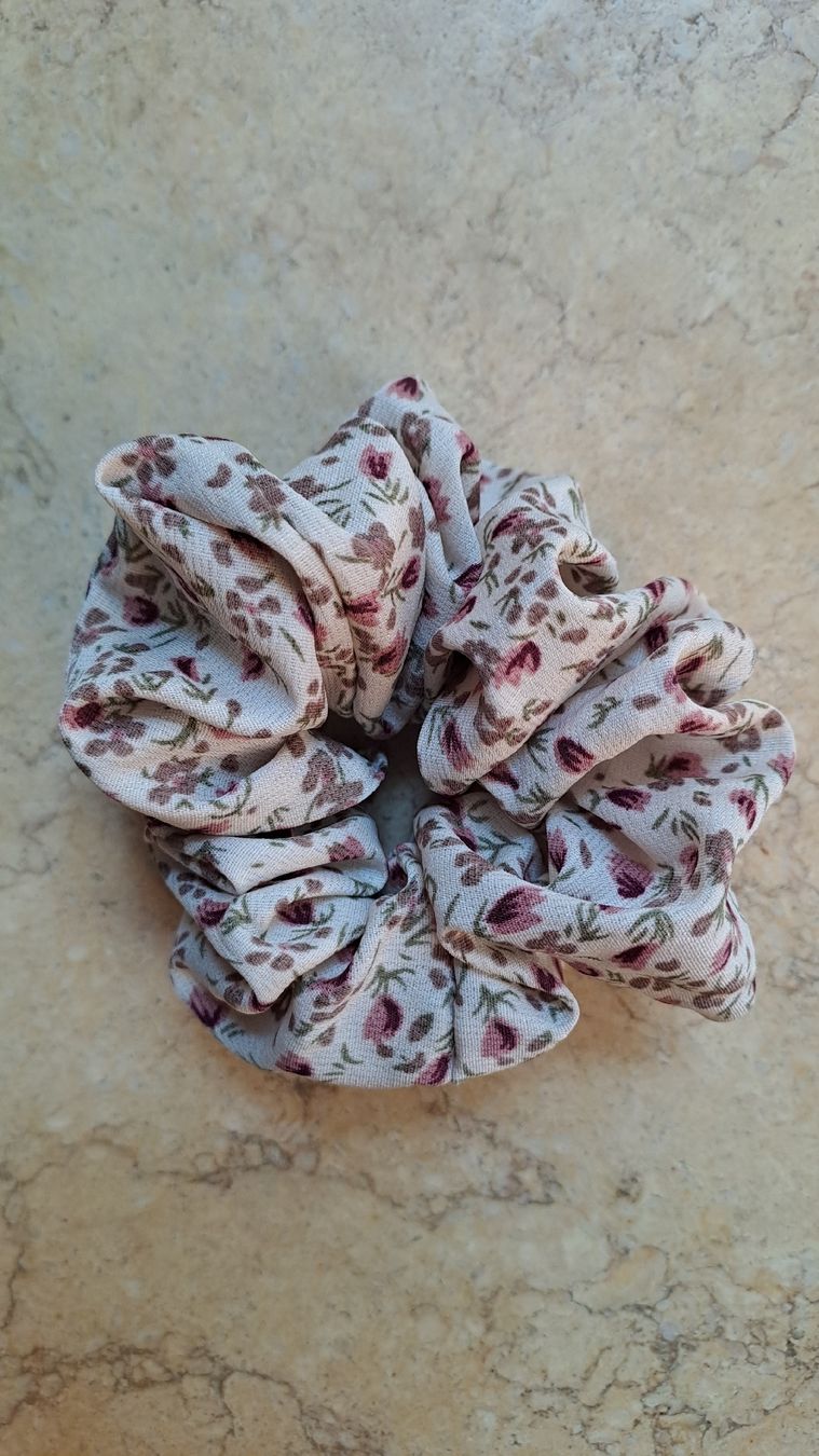 Haarschmuck: Lot de 5 chouchous imprimé floral – Neu (gemäss Beschreibung) aus Rolle von Loutre84 4