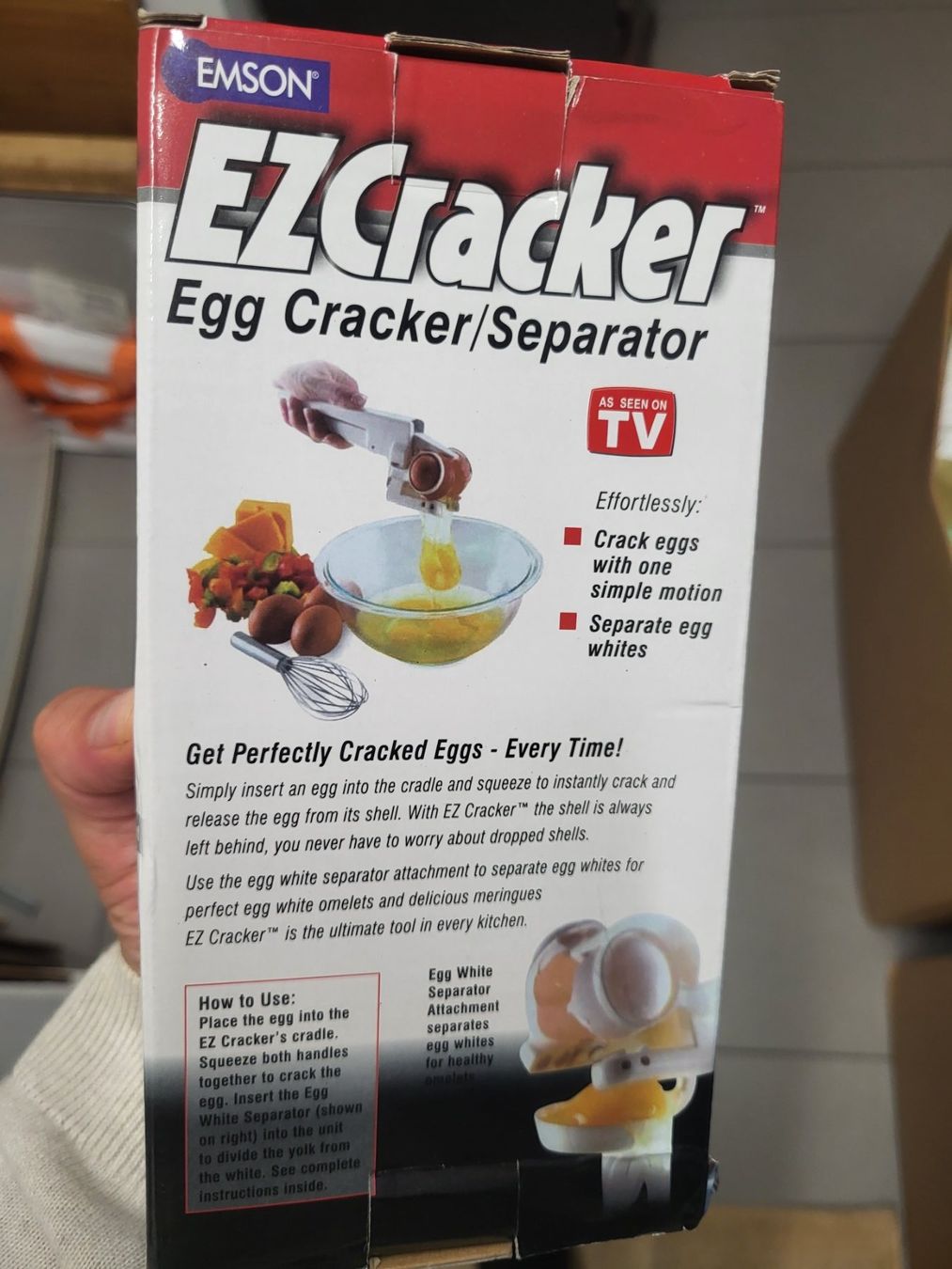 Libri: Eieröffner ezcracker – Nuovo e nell'imballaggio originale da Winterthur venduto da swissness8 1