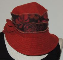 SCHÖNER WARMER HUT "DAHLIA" FLEECE NEU 57 CM