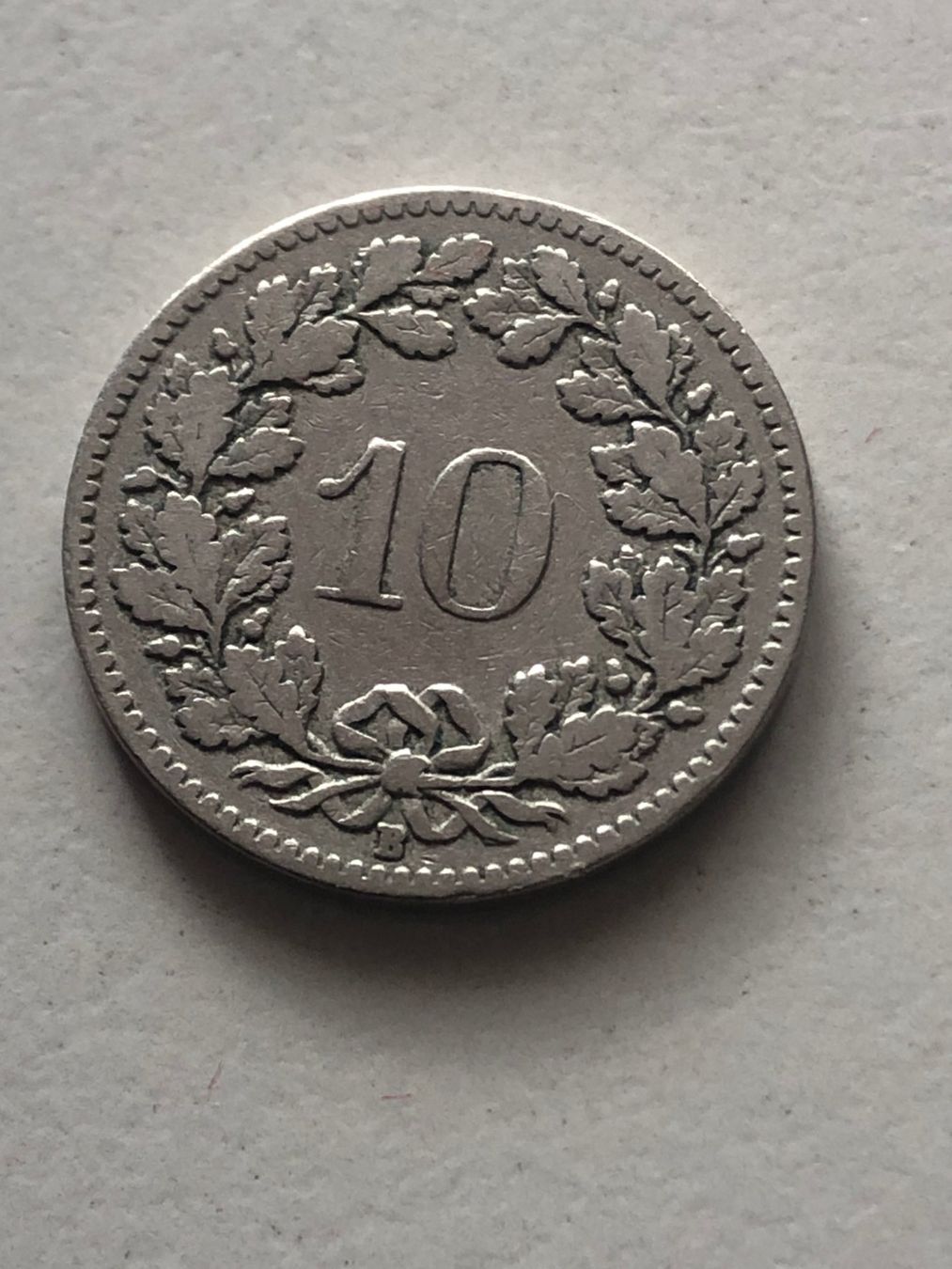 Alle Münzen: 10 Rp. 1908 – Gebraucht aus Schötz von Odpa 1