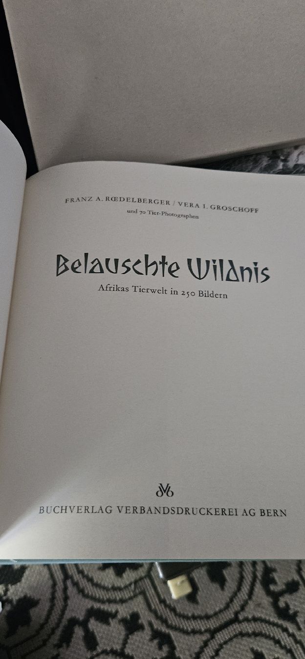 Libri: Buch "Belauschte Wildnis", 1963 – Nuovo (secondo la descrizione) da Belp venduto da Ginus85 3
