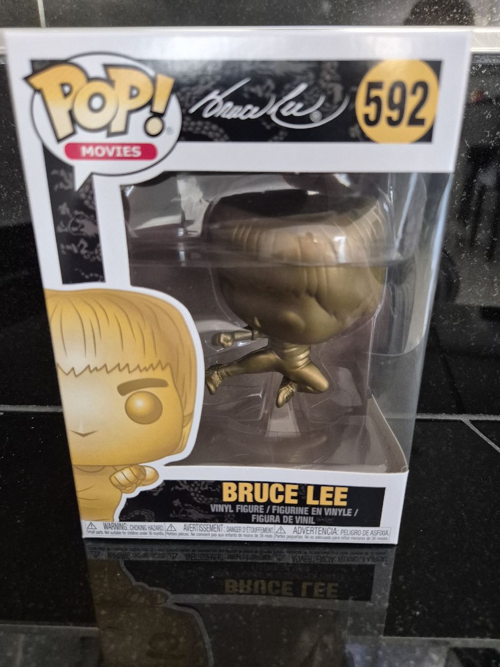 Funko Statuette: Funko Pop Bruce Lee Or Doré #592 - Edition Limitée! – Nuovo e nell'imballaggio originale da Mannens venduto da BargainLiquidation