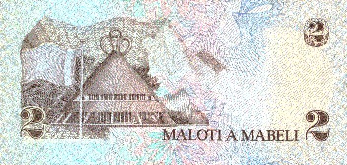 Banknoten: Lesotho 2 Maloti 1984 P-4b UNC, letzter Präfix – Neu (gemäss Beschreibung) aus Schliern b. Köniz von pizzitaxi 1
