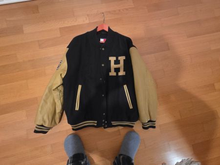 Bomberjacke Tommy Hilfiger schwarz Grösse L guter Zustand