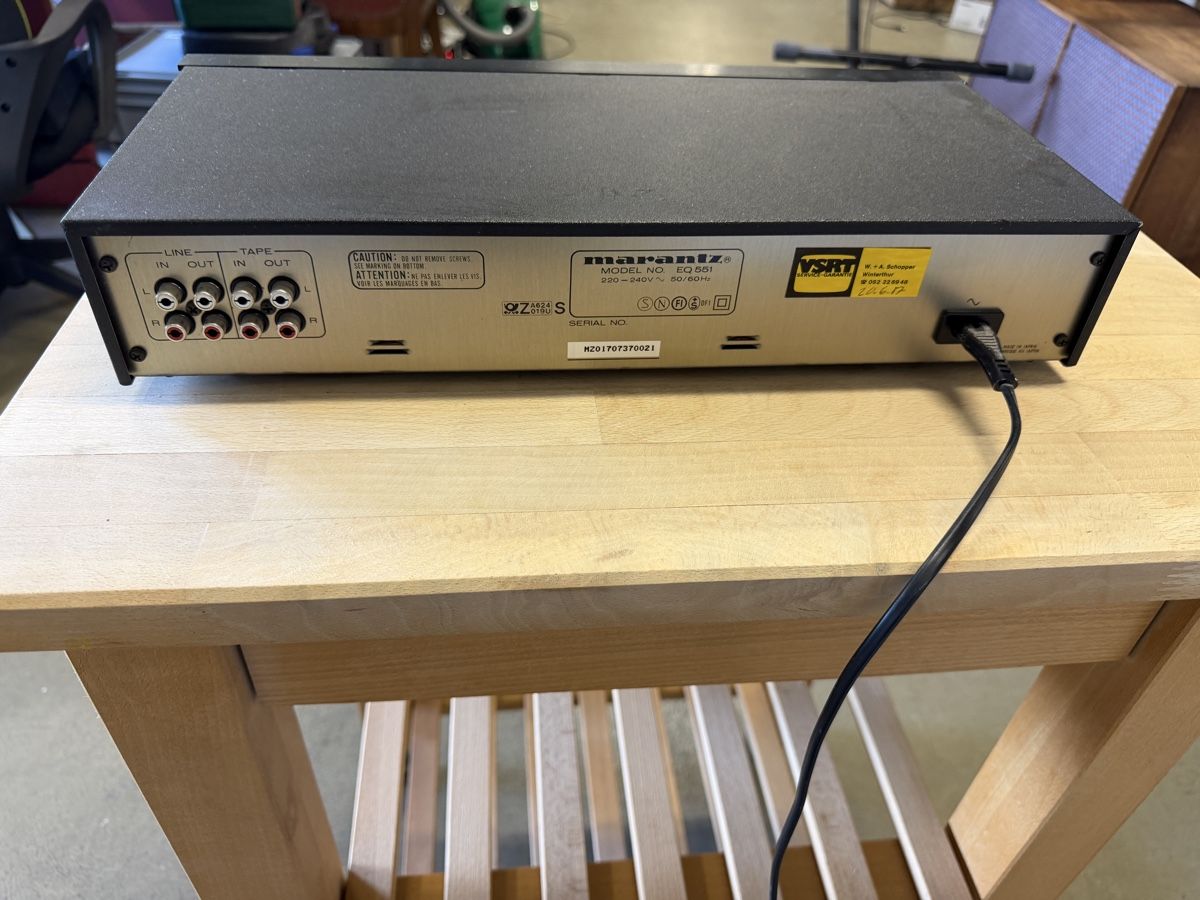 Marantz Equalizzatori: Marantz EQ551 Graphic Equalizer Spectrum Analyzer – Usato da Strengelbach venduto da RaenAntikDesign 4