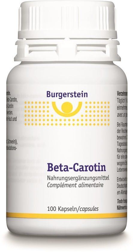 Cibi & Specialità: Burgerstein Beta-Carotin Exp 01/2028, neu – Nuovo e nell'imballaggio originale da Zuerich venduto da Dankri
