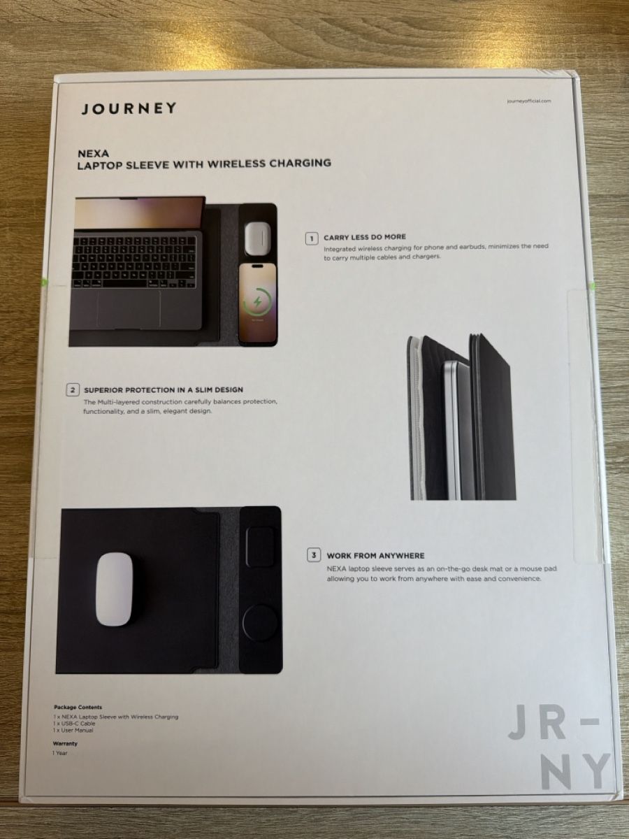 Caricabatterie: Journey NEXA Laptop Sleeve mit Wireless Charging! – Nuovo e nell'imballaggio originale da Stalden VS venduto da Mister_20 5