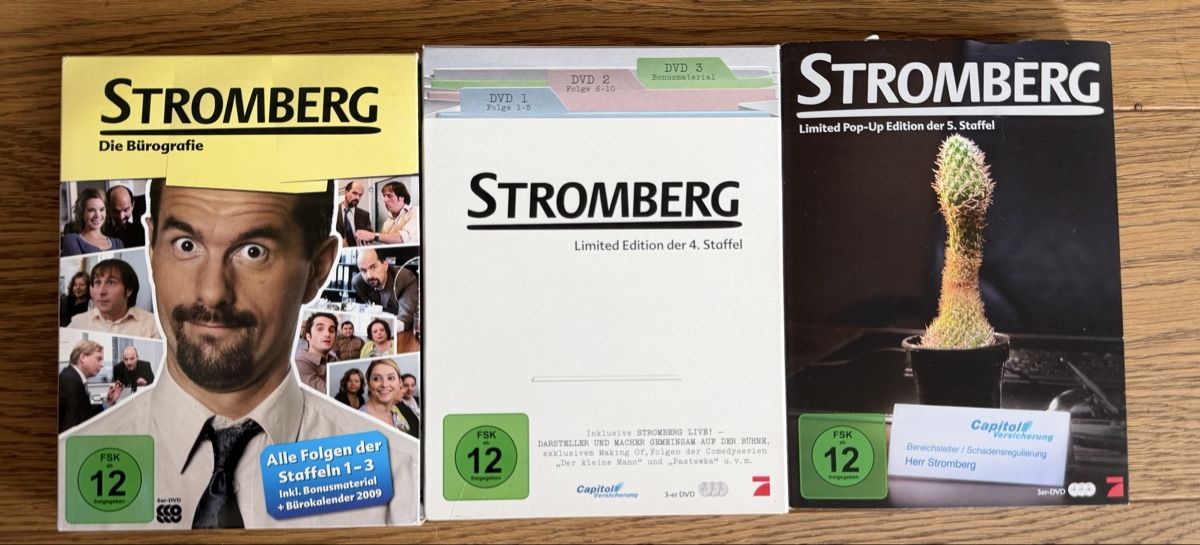 Tutti i DVDs: Stromberg DVD Staffeln 1 - 5 – Usato da Effretikon venduto da Saendu24