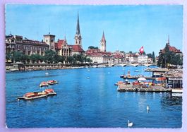 Zürich, Limmat mit Fraumünster