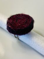 Filzring, Gr. verstellbar, Unikat, Handarbeit