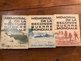 Livres Mémorial Seconde Guerre Mondiale 3 tomes