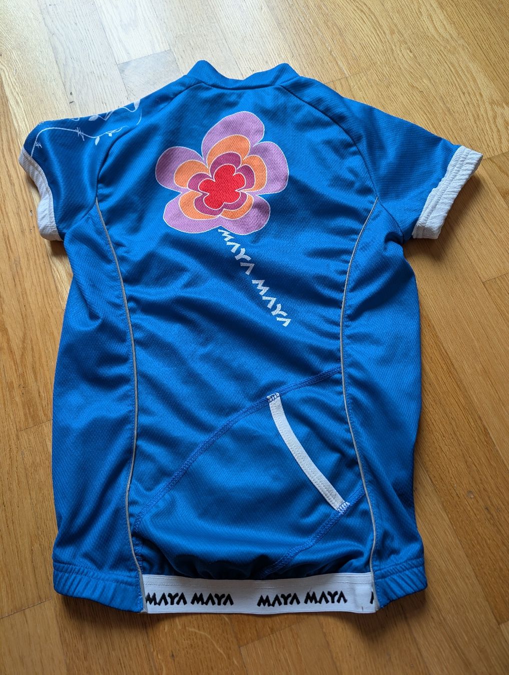 Leibchen & Hosen: Velo Trikot Maya Maya, blau. XS – Gebraucht aus Uerikon von Augustine07 1