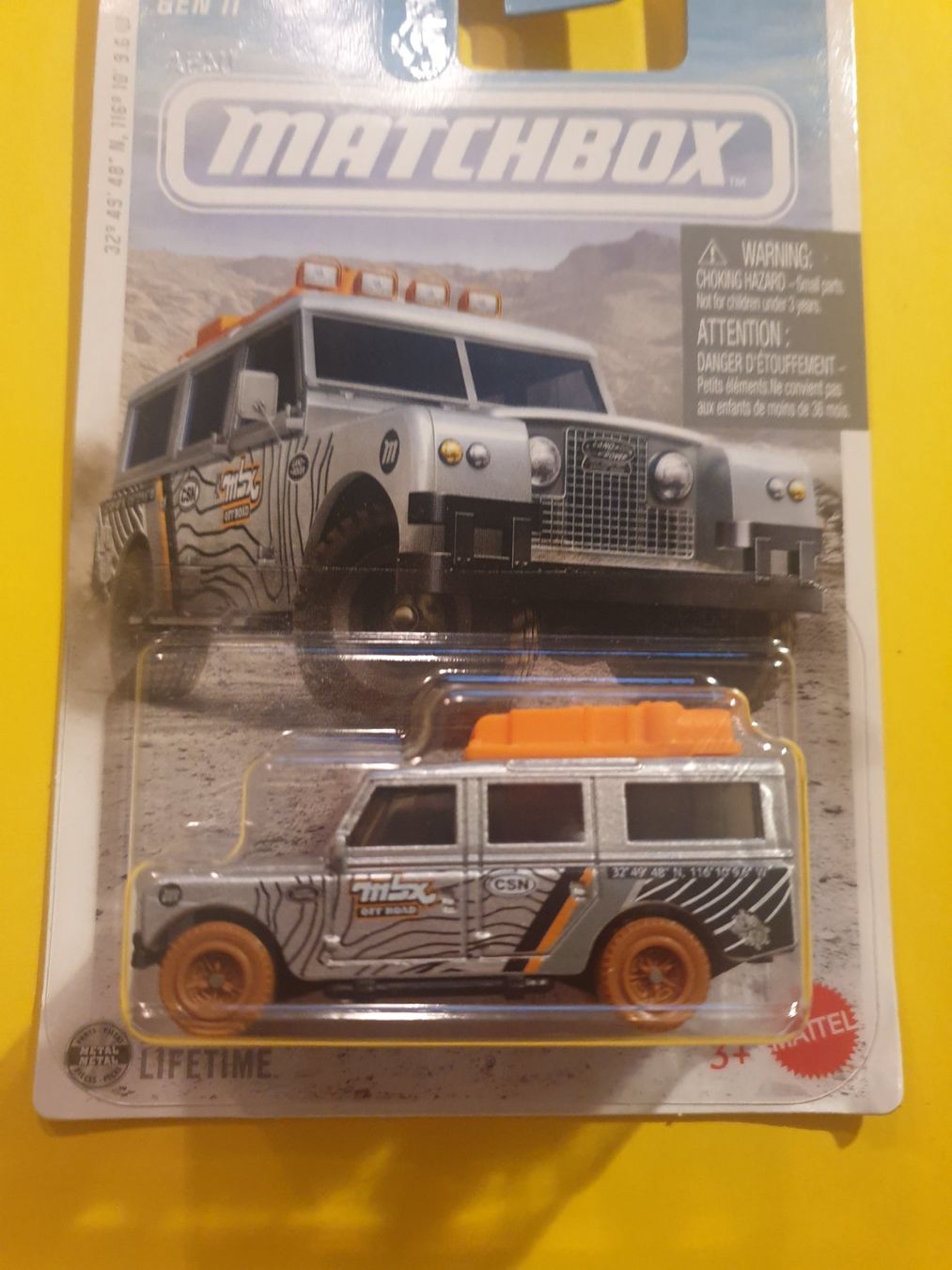 Matchbox Modellini d'auto: Matchbox 1965 LAND ROVER GEN II – Nuovo e nell'imballaggio originale da Oftringen venduto da Rotor 1
