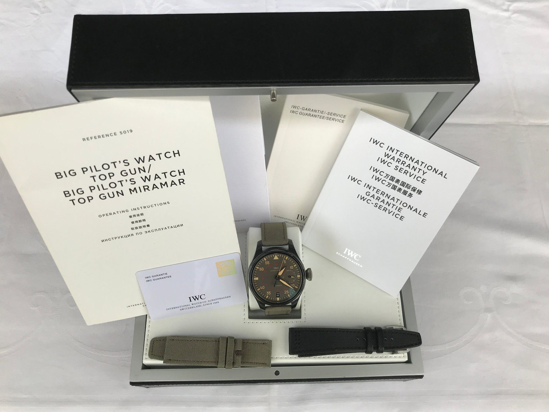 IWC Montres: IWC Big Pilot Top Gun Miramar Ref. 5019, Full set – D'occasion à Buchrain par uklahei 1