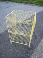 Metall Draht Regal Eisen Gitter Gestell Vintage Zwibielkorb