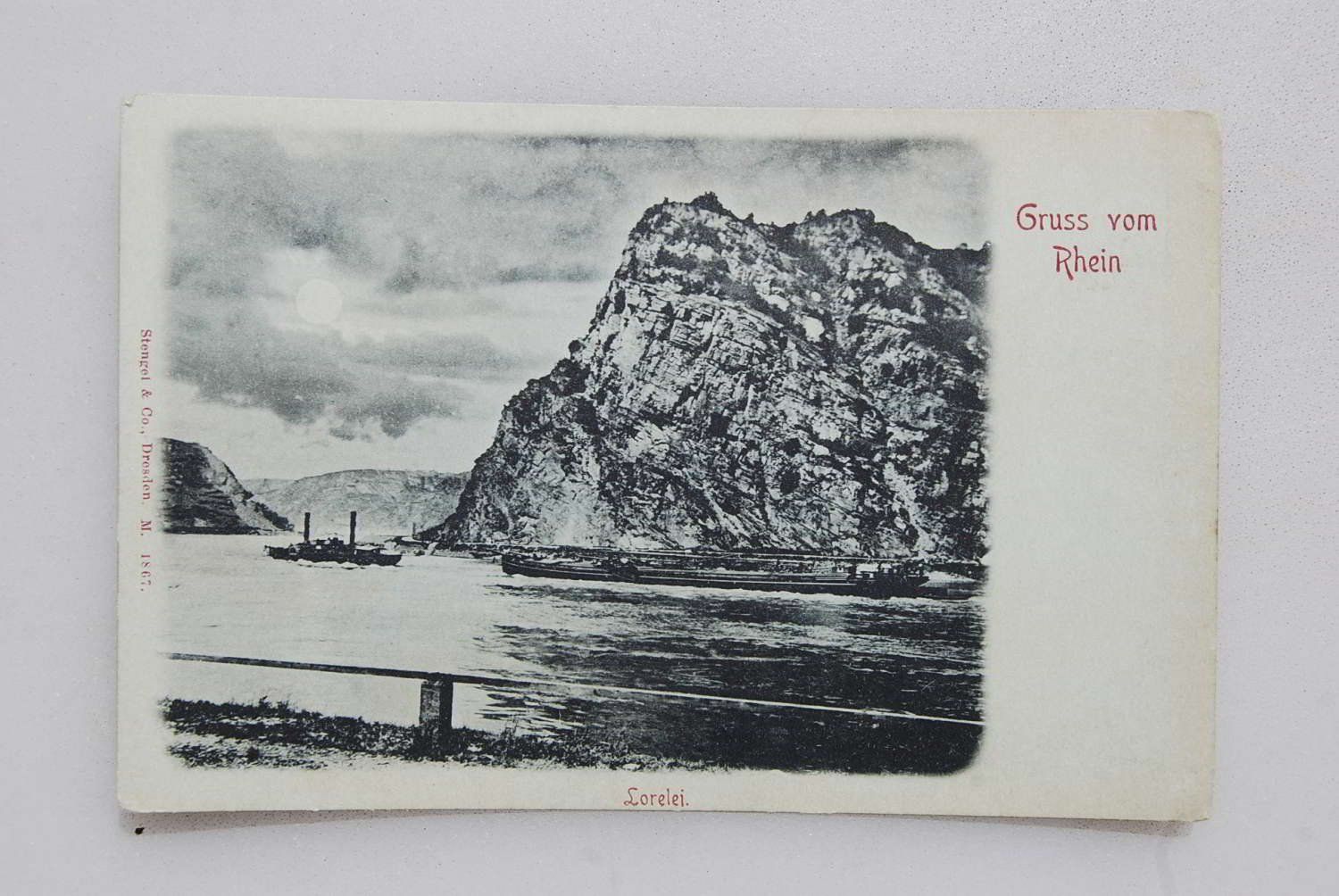 Ansichtskarten: AK Lorelei - Gruss vom Rhein – Gebraucht aus Rüfenacht BE von Toro06
