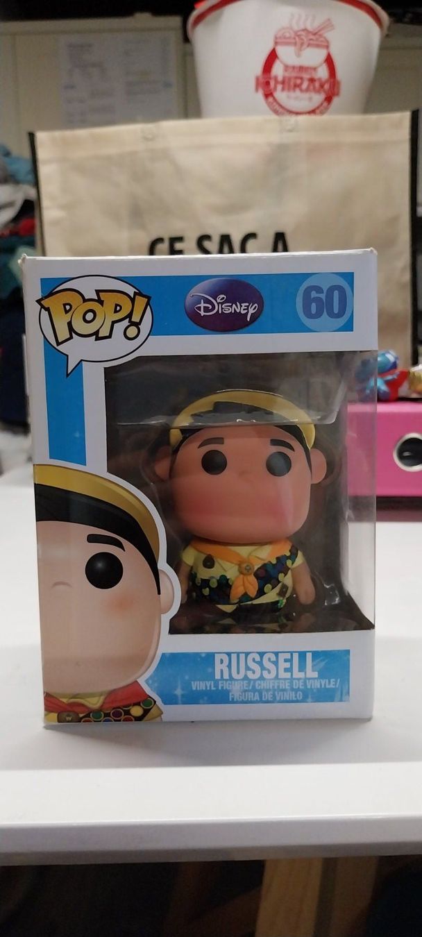 Funko Statuette: Funko POP! Disney 60 - Russel – Nuovo e nell'imballaggio originale da Saxon venduto da dan_drn5