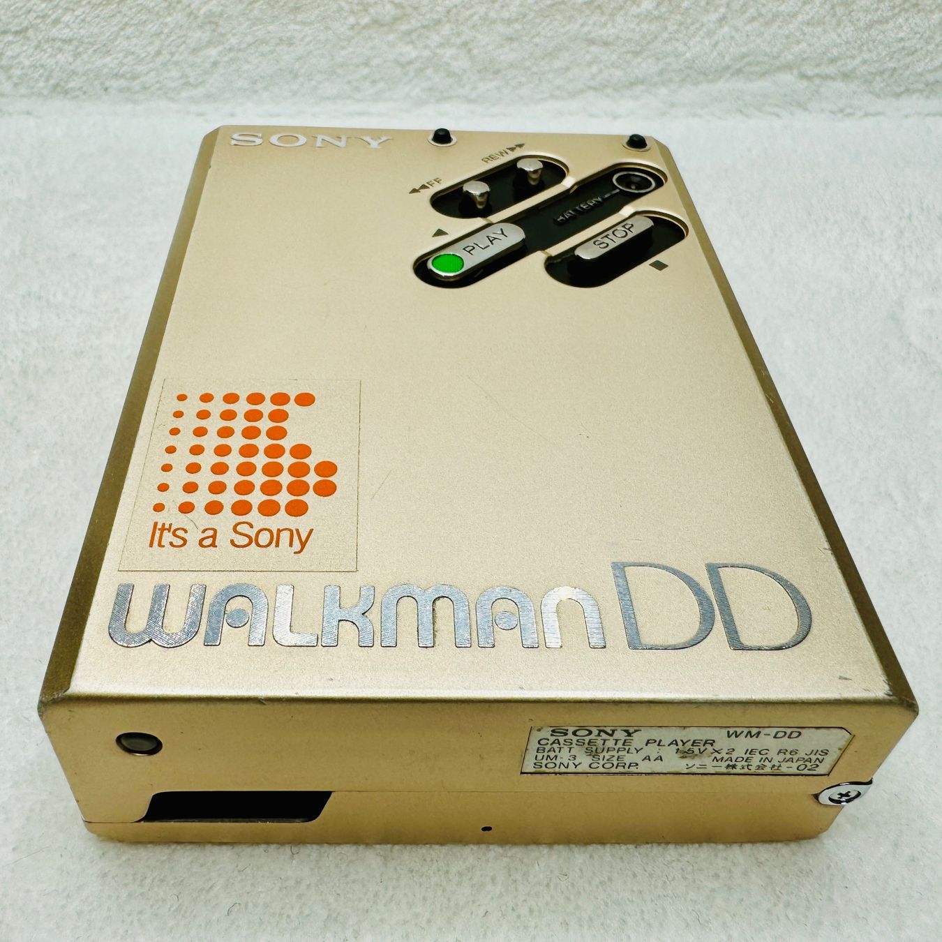 Sony Tragbarer Mediaplayer: Sony Walkman WM-DD gold #216 – Gebraucht aus Vorderthal von WalkmanClinic 3